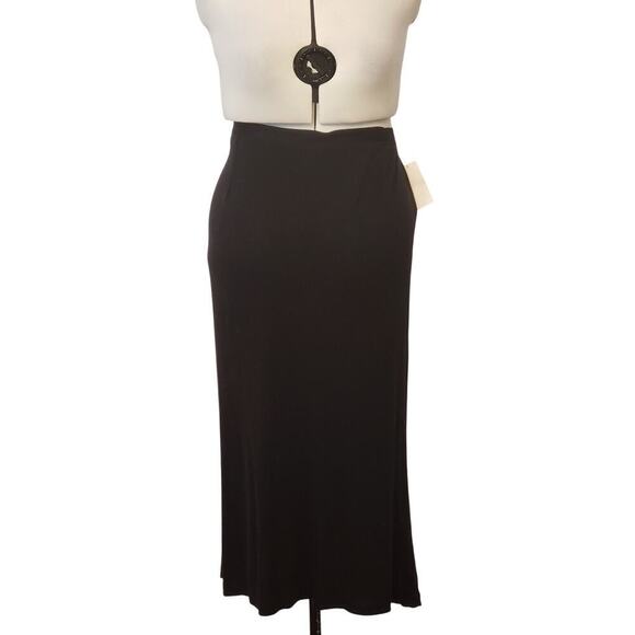 Liz & Me 2-piece Italian Long Sleeve Black Skirt & Blouse - Picture 7 of 12